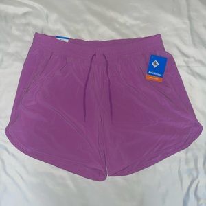 Columbia -  Purple Athletic Shorts 1X (Plus Size) (Women)